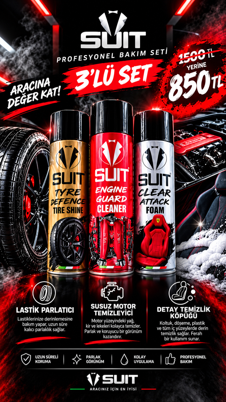 SUİT 3 LÜ SET
