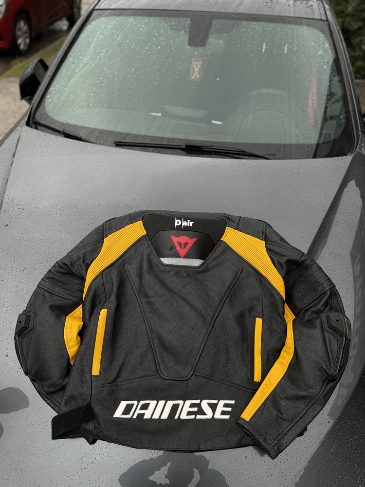 Dainese Hakiki Dana Derisi Hörgüçlü Mont   