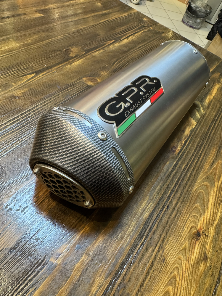 Gpr Street Fight Titanium E Onaylı Orjinal Egzoz /53 mm Giriş 40 cm Uzunluk