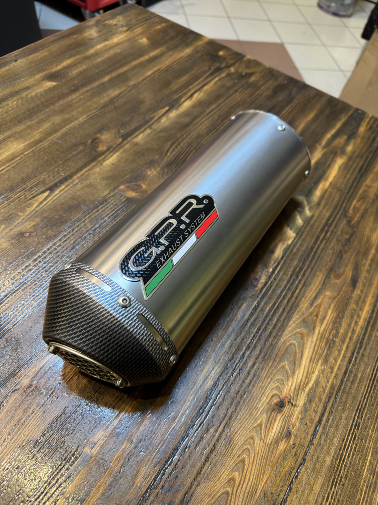 Gpr Street Fight Titanium E Onaylı Orjinal Egzoz /53 mm Giriş 40 cm Uzunluk