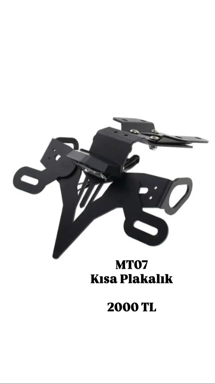 MT07 Kısa Plakalık