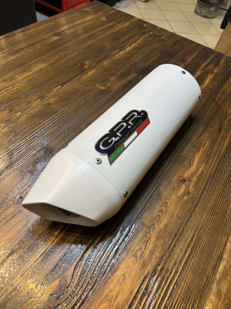 Gpr Albus E Onaylı Orjinal Egzoz/53 mm Giriş 40 cm Uzunluk