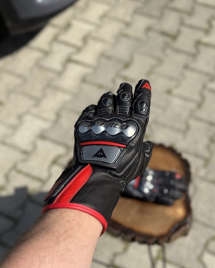 DAINESE BİLEKLİ DERİ CARBON ELDİVEN