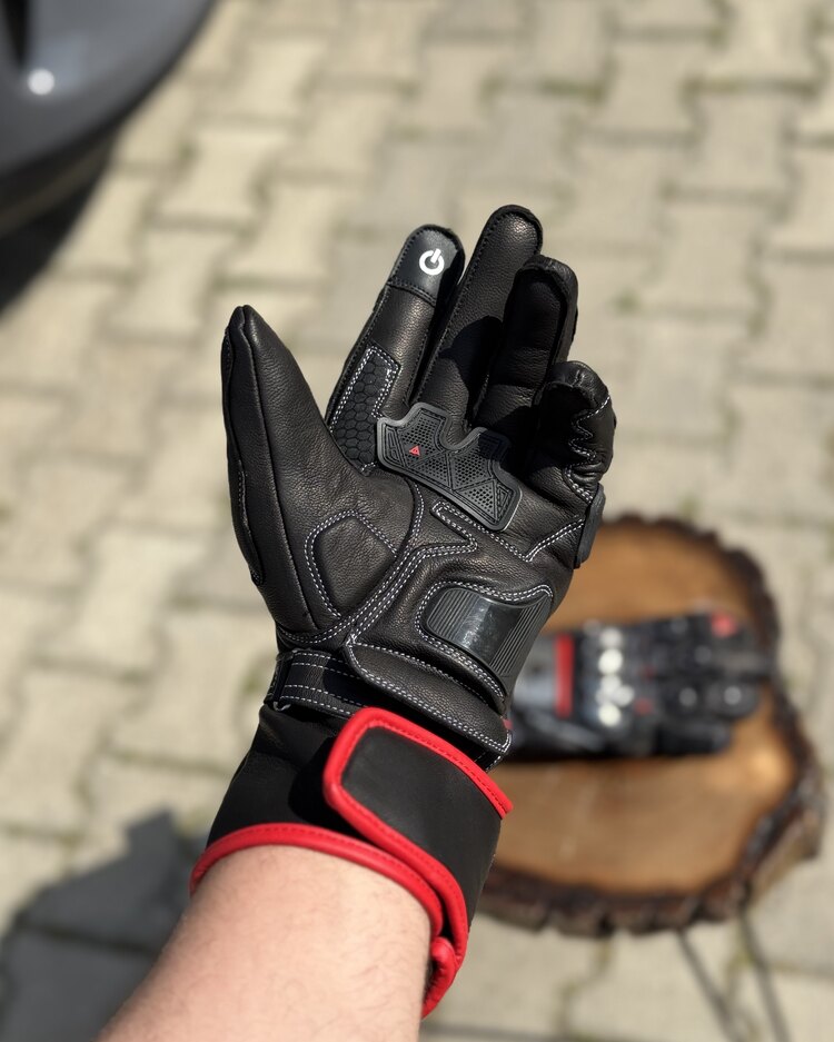 DAINESE BİLEKLİ DERİ CARBON ELDİVEN
