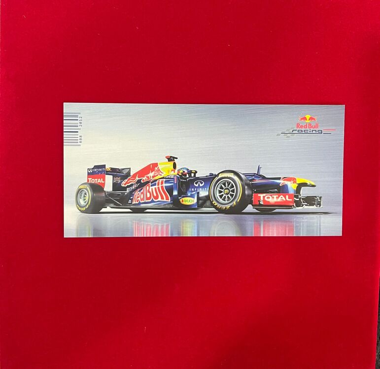 Sebastian Vettel Red Bull 2012 Sürücü Kartı