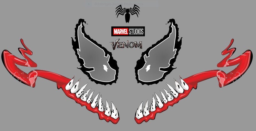 UNIVERSAL VENOM KASK STİCKER