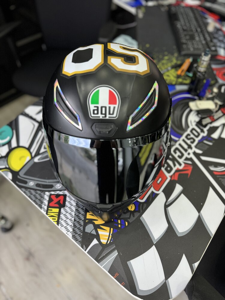 Agv k1 hologram sticker set