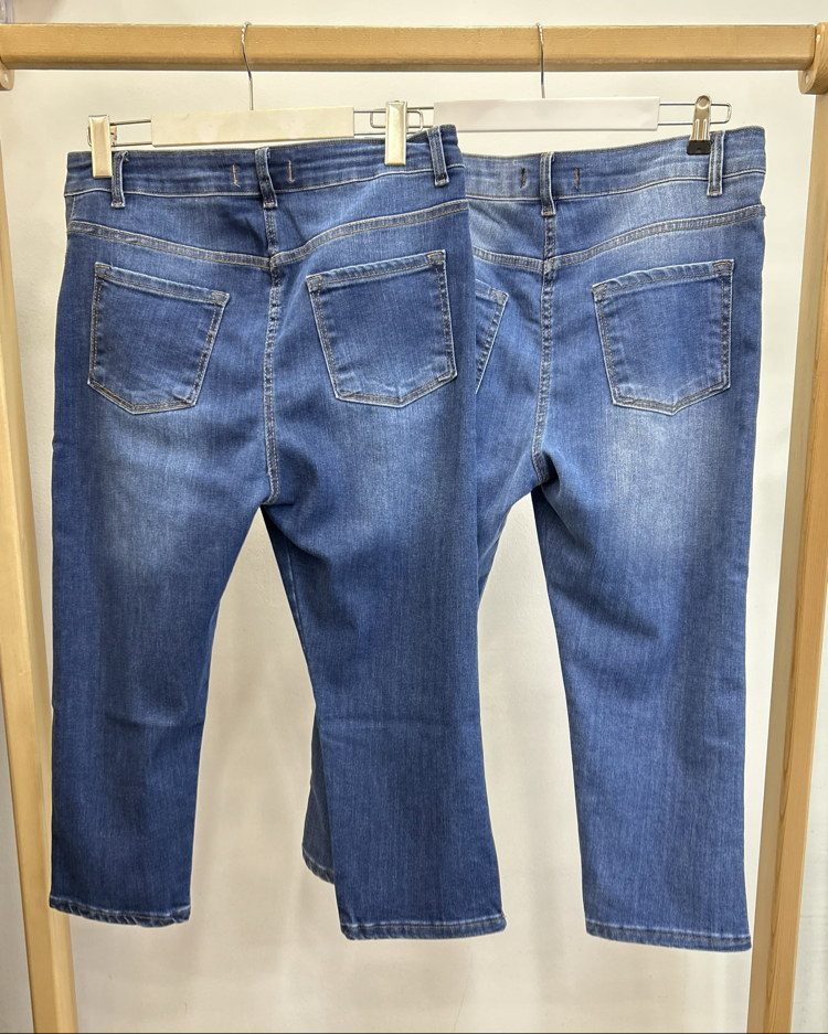 Paça Fermuar Detaylı Kapri Pantolon