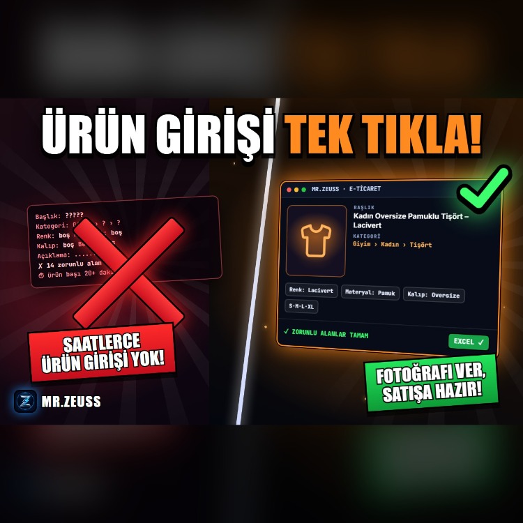 Mr.Zeuss AI E-Ticaret Asistanı – Ultimate 3 Ay