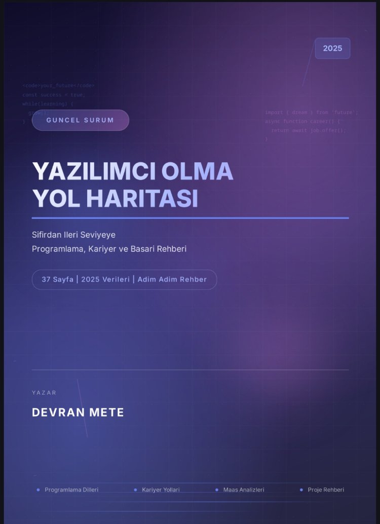 “Yazılıma Başlayanlar İçin PDF Rehber”