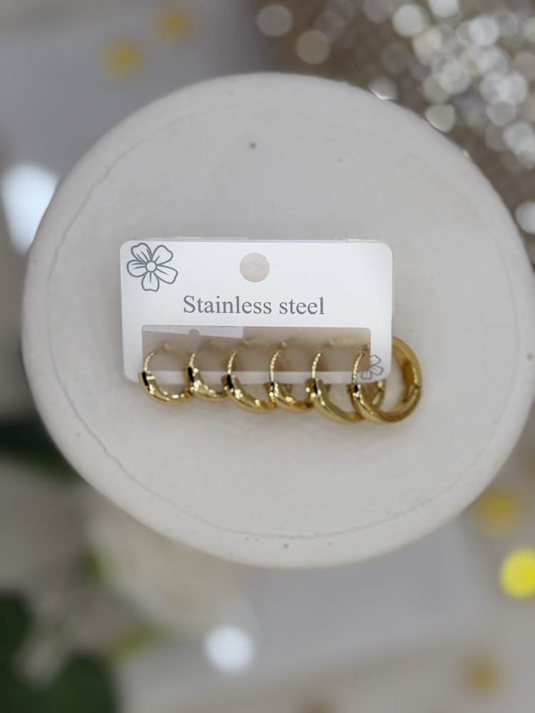 Stainless Steel Halka Küpe