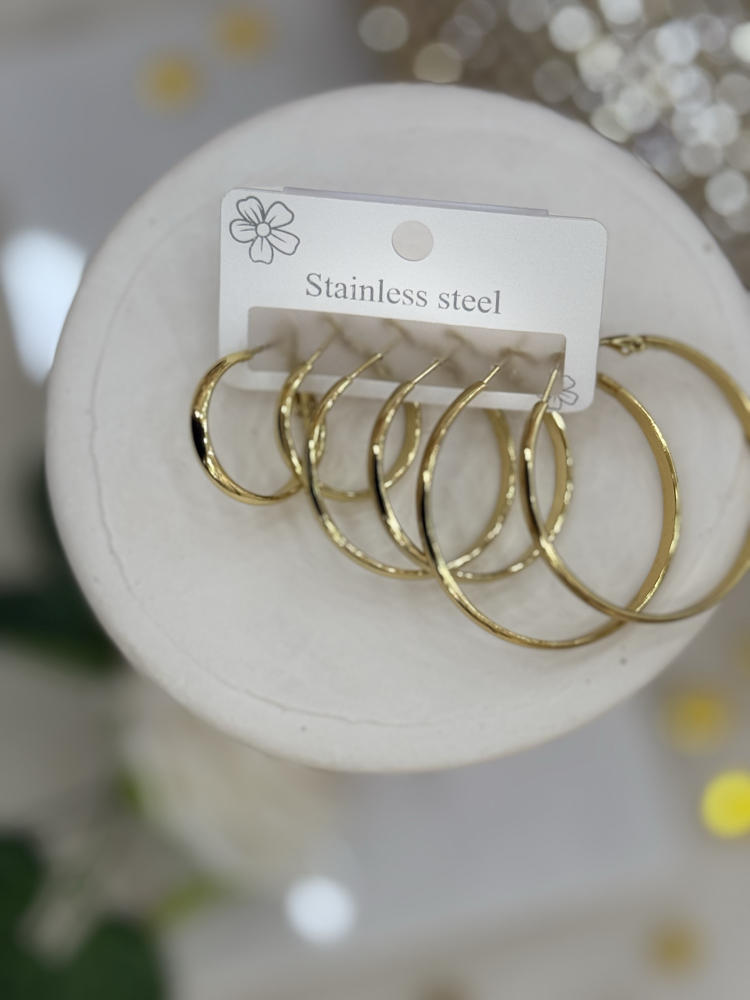 Stainless Steel Halka Küpe