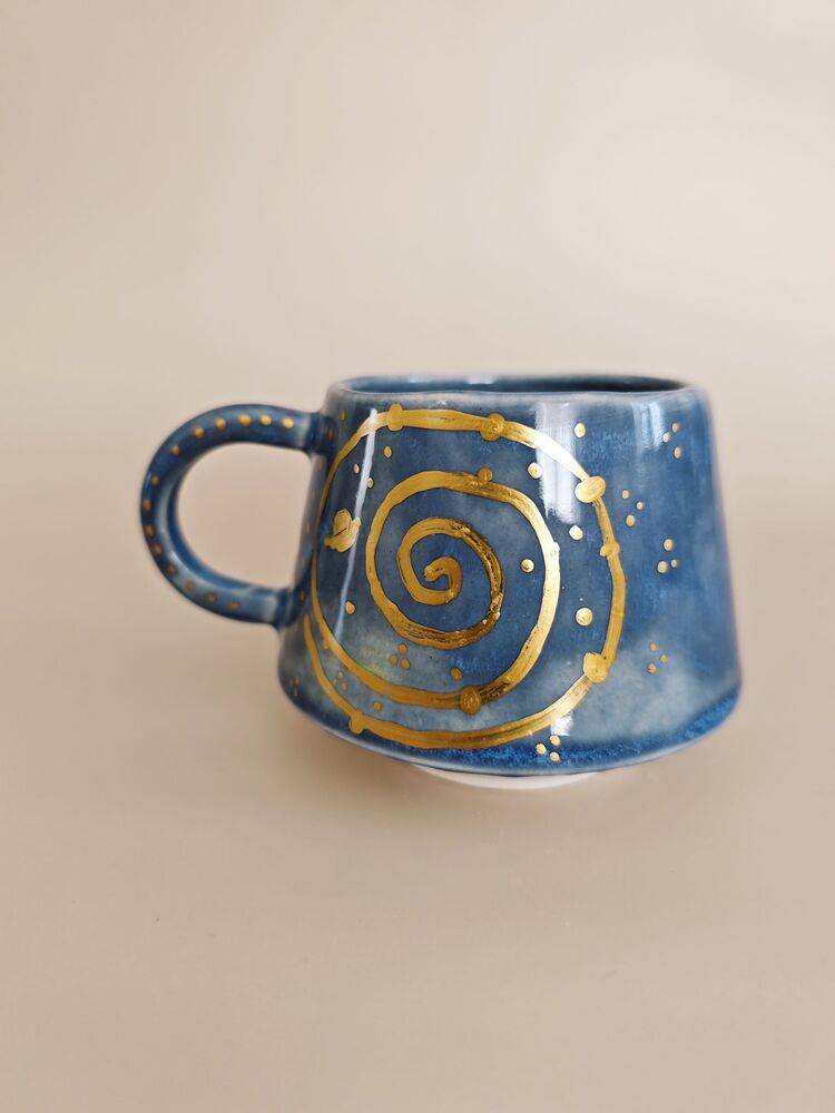 Spiral Döngü Porselen Fincan 200 ml