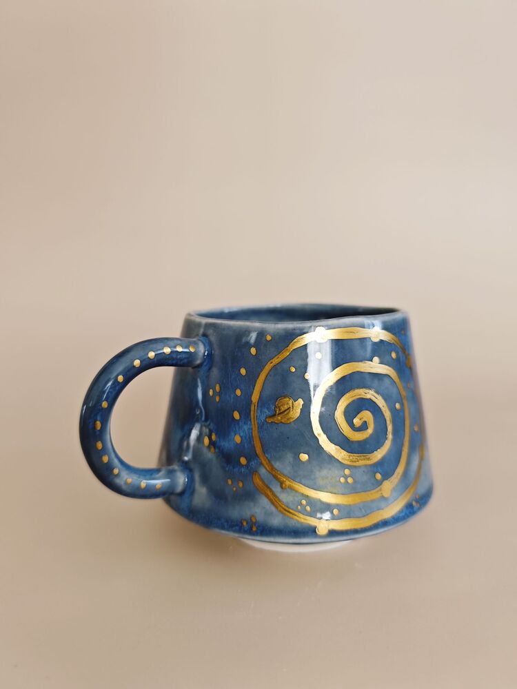 Spiral Döngü Porselen Fincan 200 ml