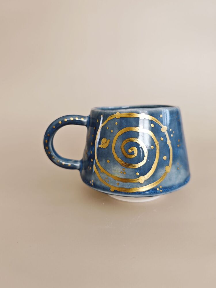 Spiral Döngü Porselen Fincan 200 ml