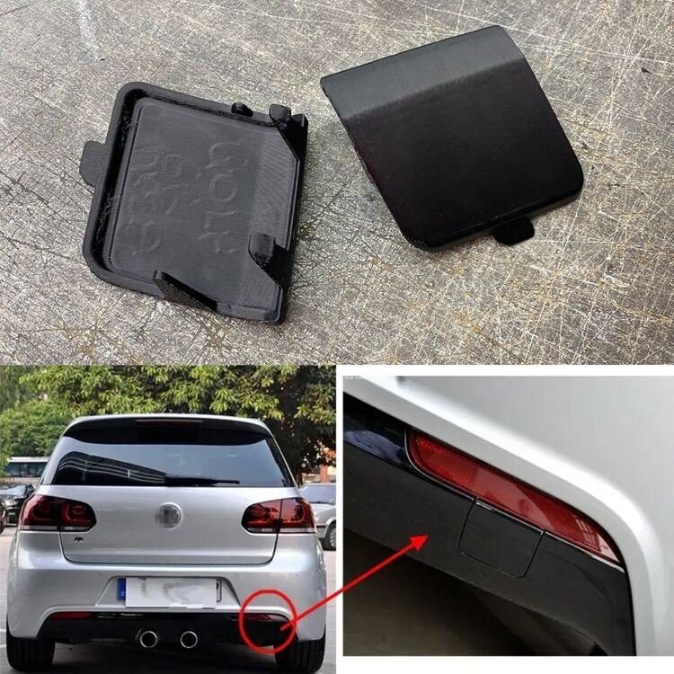 Golf 6 R Tampon Arka Çeki Demiri Kapağı