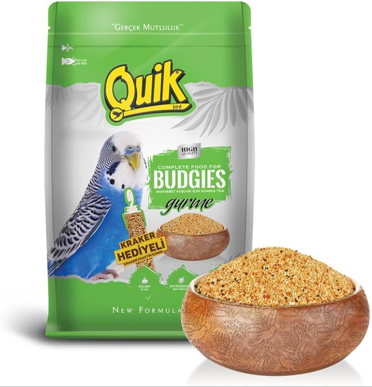 Quik Gurme Muhabbet Kuşu Yemi 500 G