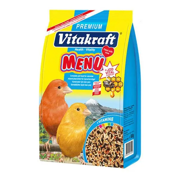 Vitakraft Menu Vital Kanarya Yemi Ballı 500gr