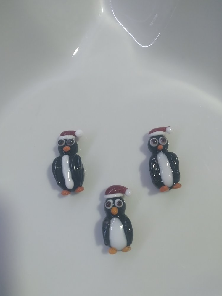 Murano Cam Yılbaşı Penguen