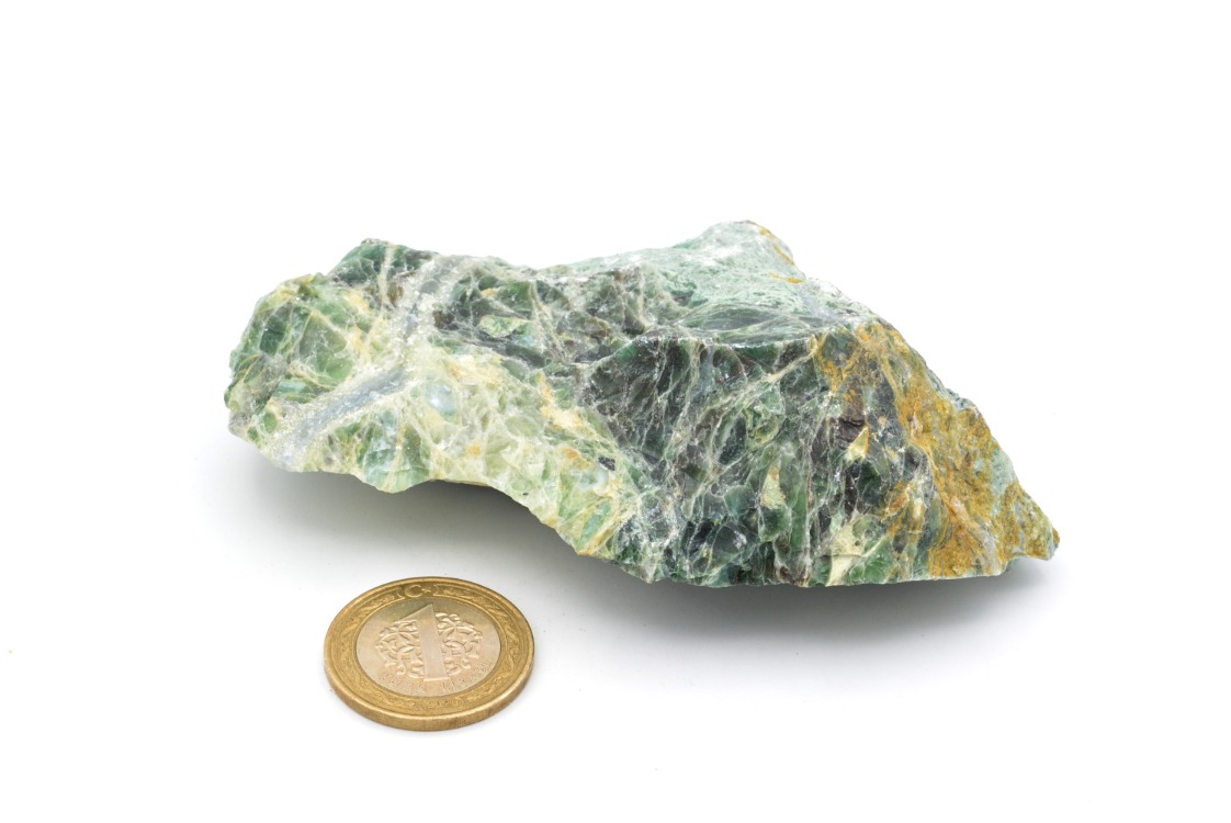 Hakiki Doğal Yeşil Opal Nikel Taşı Kaya Parçası 186 gr
