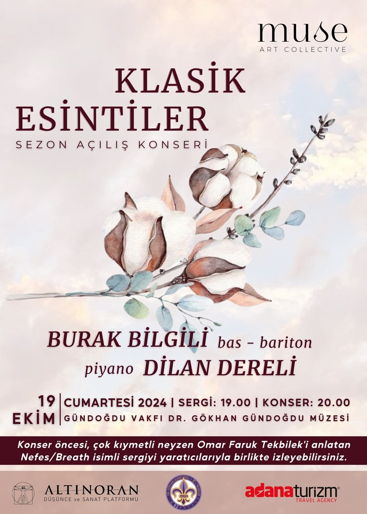 Muse Art Collective Sezon Açılış Konseri: Klasik Esintiler - 19 Ekim 2024 Cumartesi