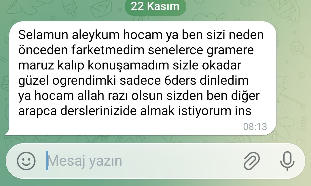 Sıfırdan Hanımlara Arapça ilk 6 Ders 