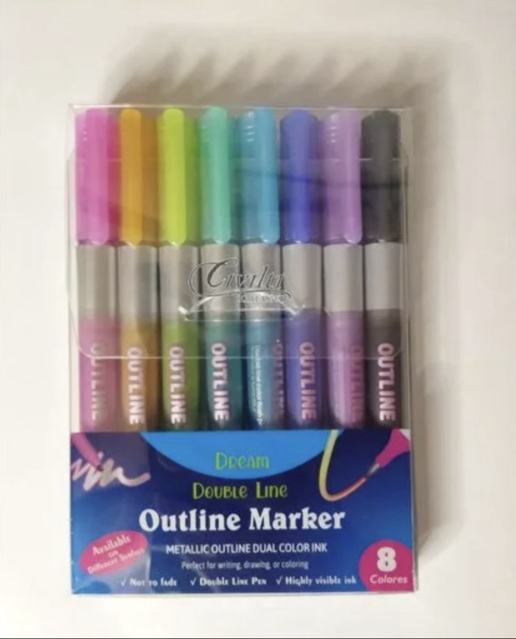Outline Marker 8 li Set