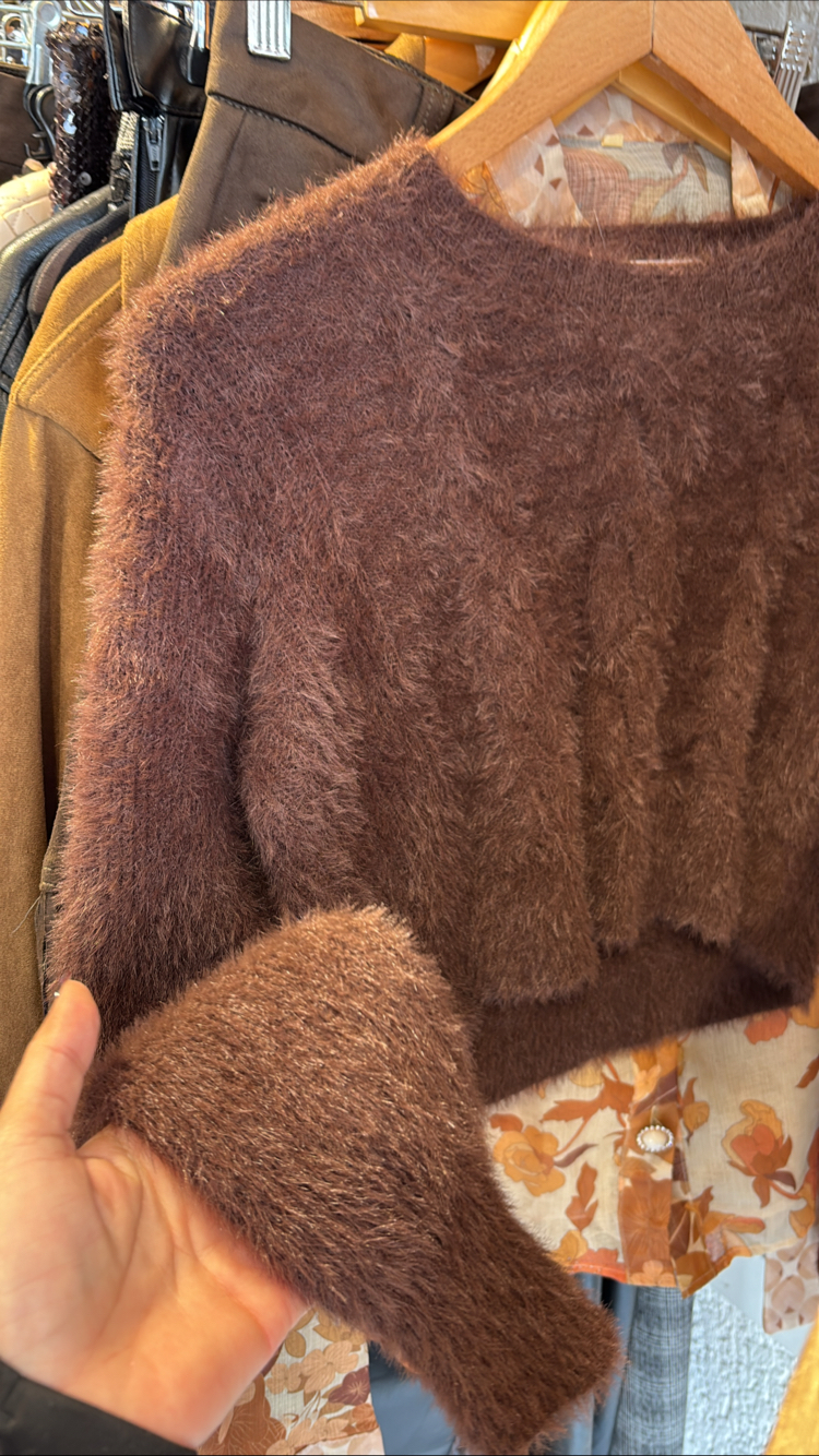 Fransız tasarım Angora kazak 