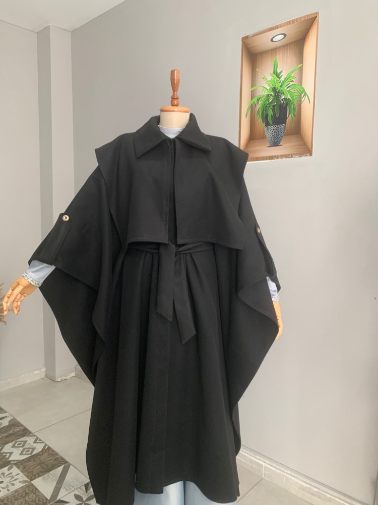 Kaşe Kumaş Kışlık Panço