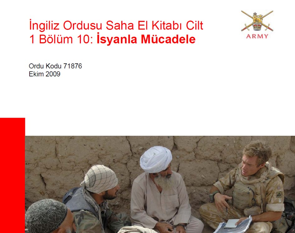 İngiliz Ordusu İsyanla Mücadele ve Şehir Operasyonları Doktrini (AFM Vol 1 Part 10)