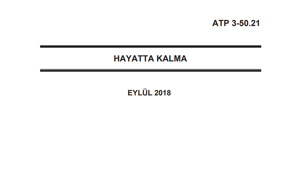 ATP 3-50.21 Askeri Hayatta Kalma Kılavuzu - Kapsamlı Taktik Saha Rehberi