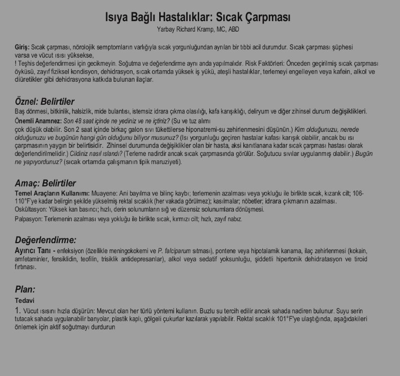 ABD Özel Harekat Kuvvetleri (SOF) Tıbbi El Kitabı - Resmi USSOCOM Doktrini (Türkçe PDF)