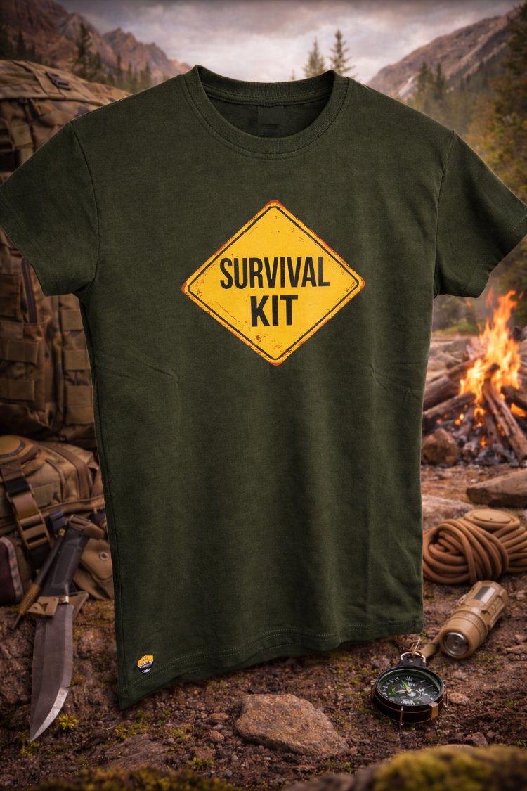 Survival Kit Haki T-Shirt