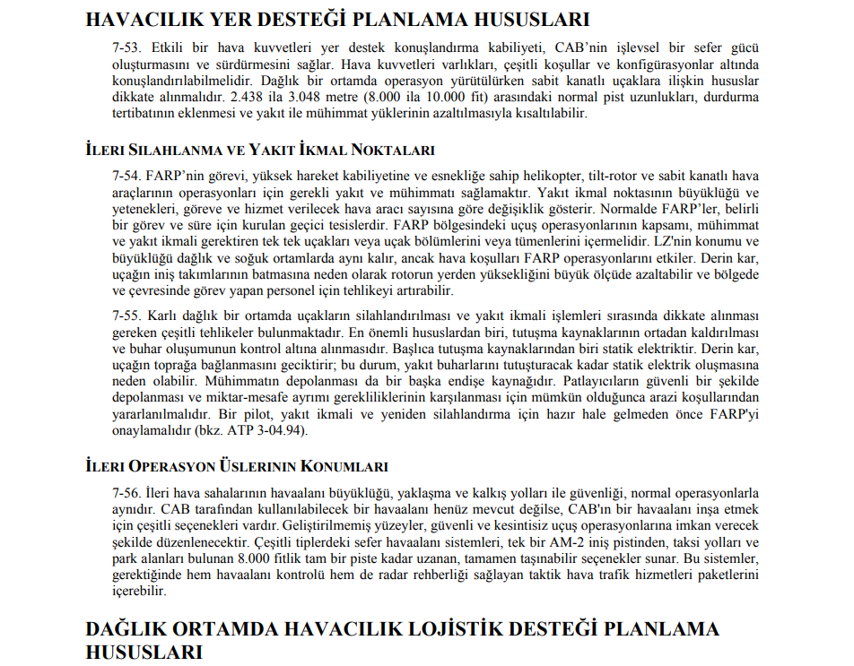 Dağ Savaşı ve Soğuk Hava Operasyonları Kılavuzu