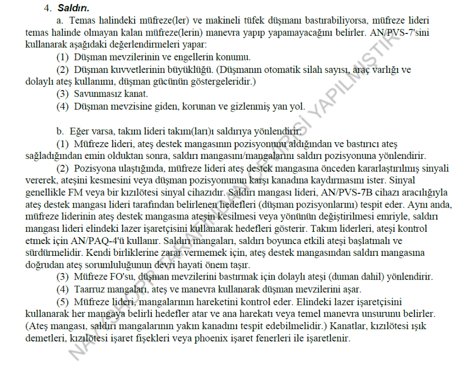 Küçük Birlik Gece Muharebe Kılavuzu: Gece Savaşçısı Doktrini (PDF)