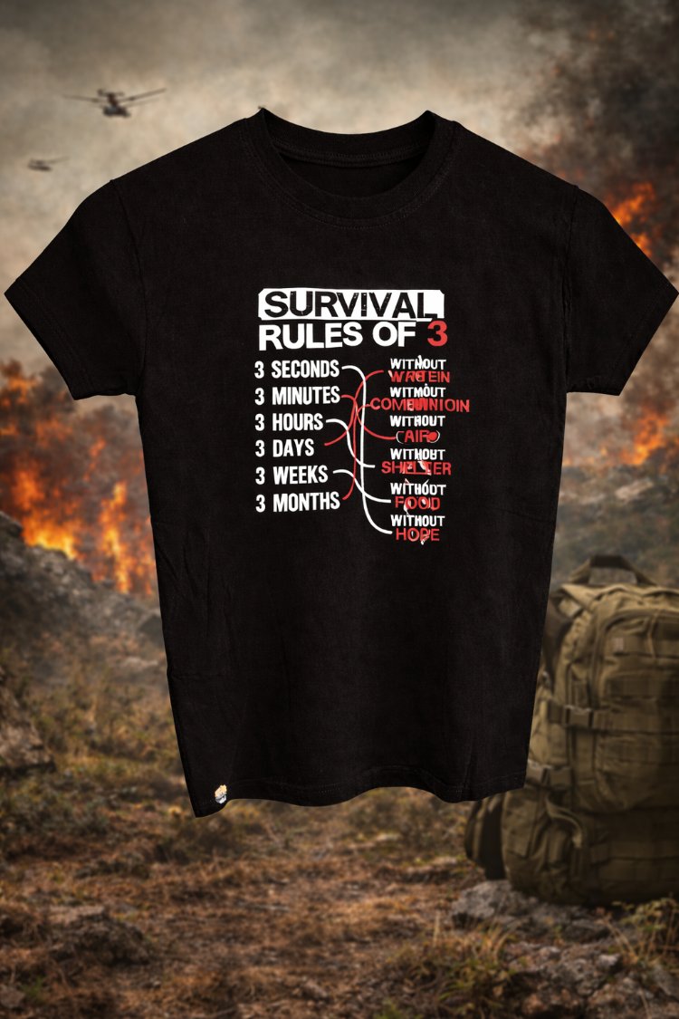 Survival Rules of 3 T-Shirt