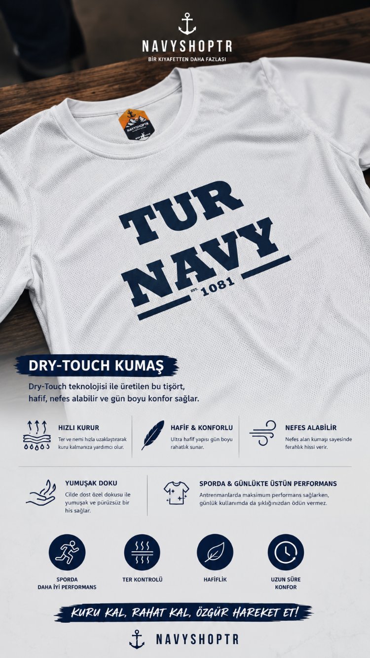 Dry-touch Beyaz Tur Navy