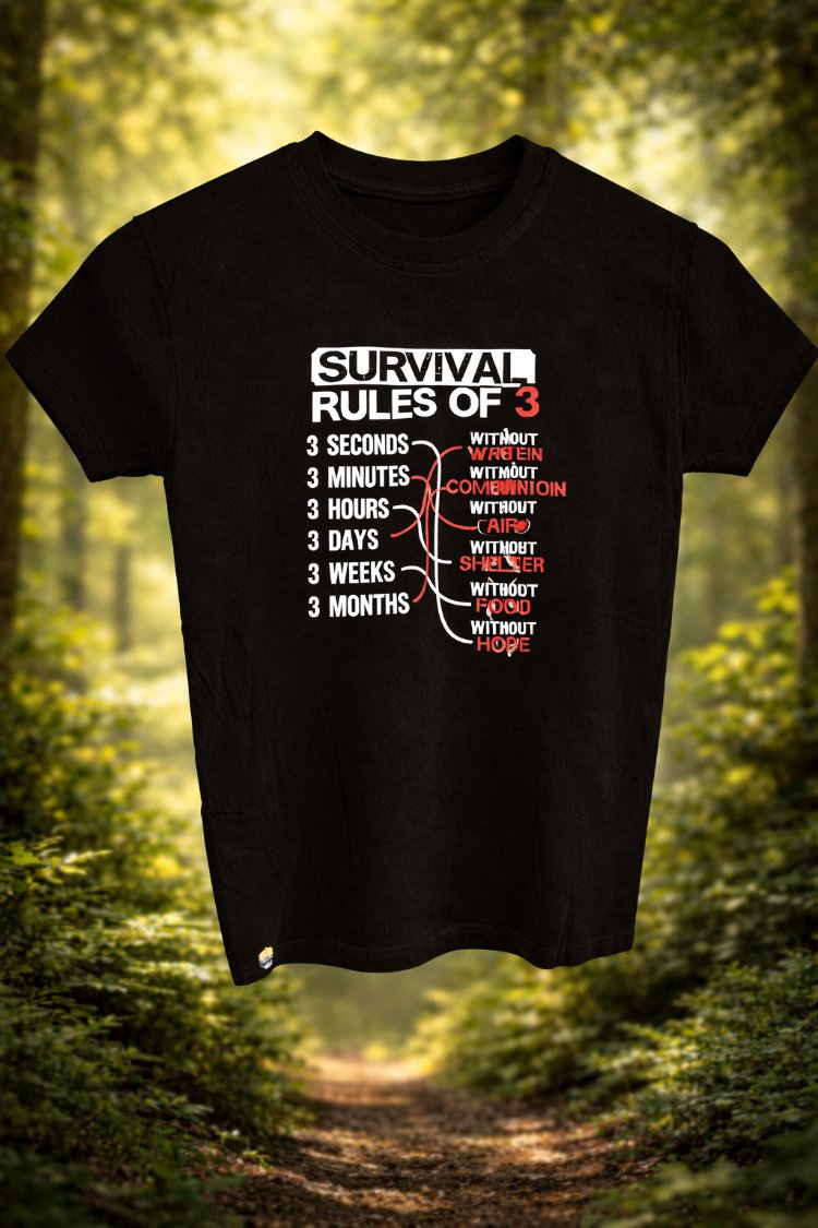 Survival Rules of 3 T-Shirt