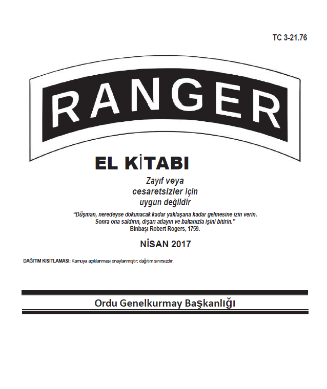 U.S. Army Ranger El Kitabı (TC 3-21.76) - Taktiksel Operasyonlar ve Liderlik Rehberi