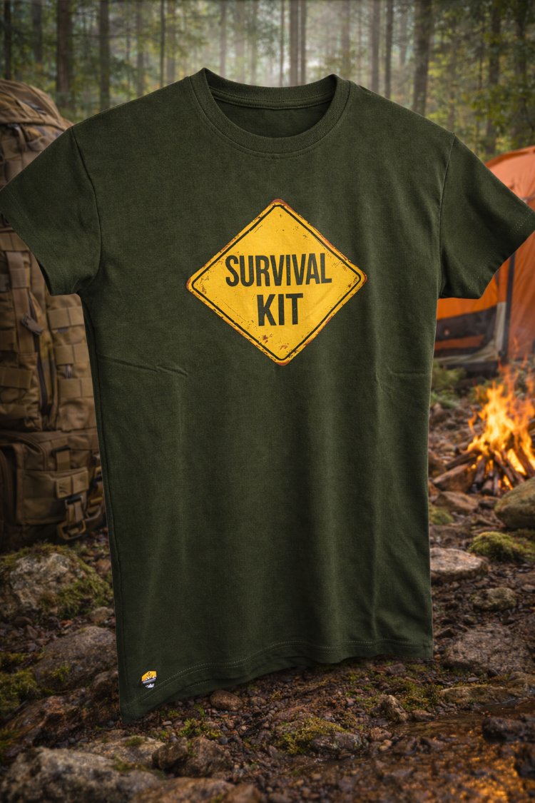 Survival Kit Haki T-Shirt