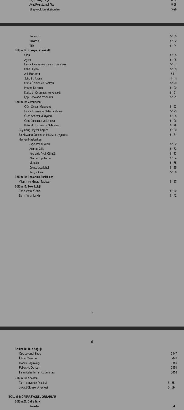 ABD Özel Harekat Kuvvetleri (SOF) Tıbbi El Kitabı - Resmi USSOCOM Doktrini (Türkçe PDF)
