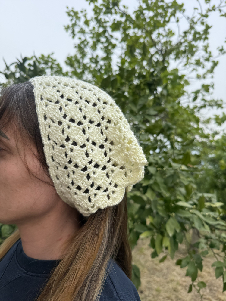 Krem Saç Bandana