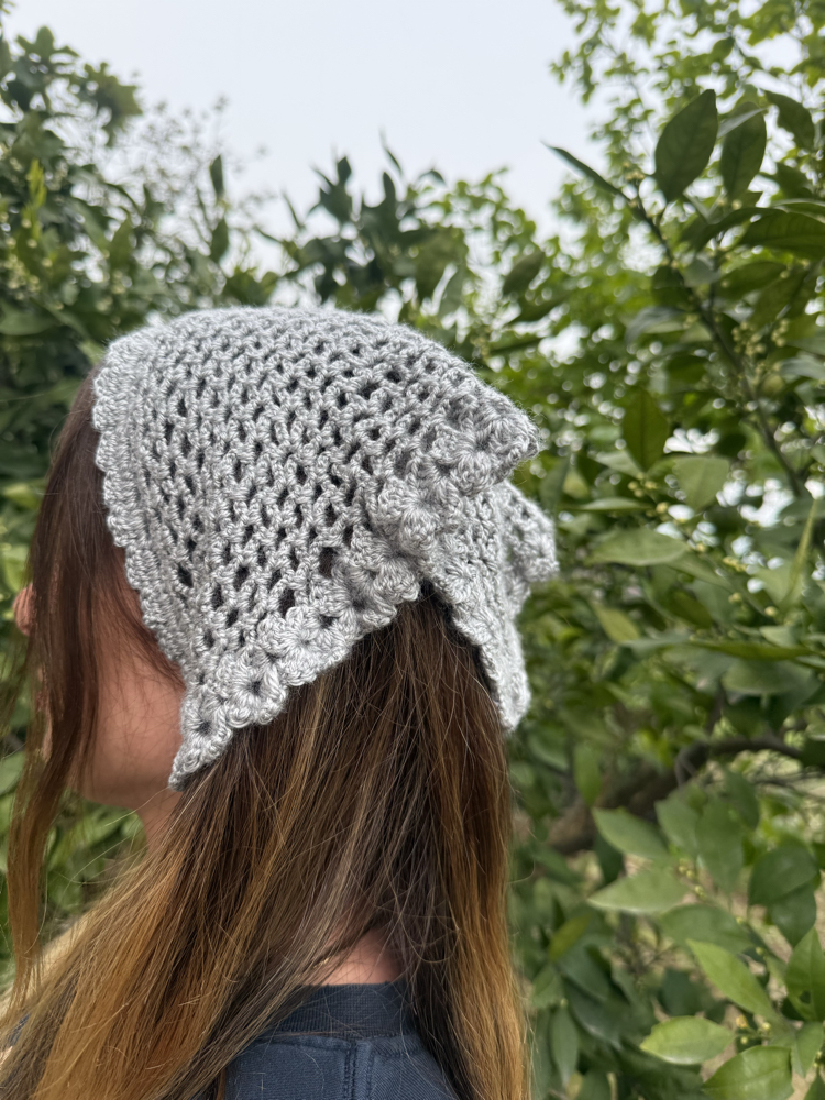 Gri Saç Bandana