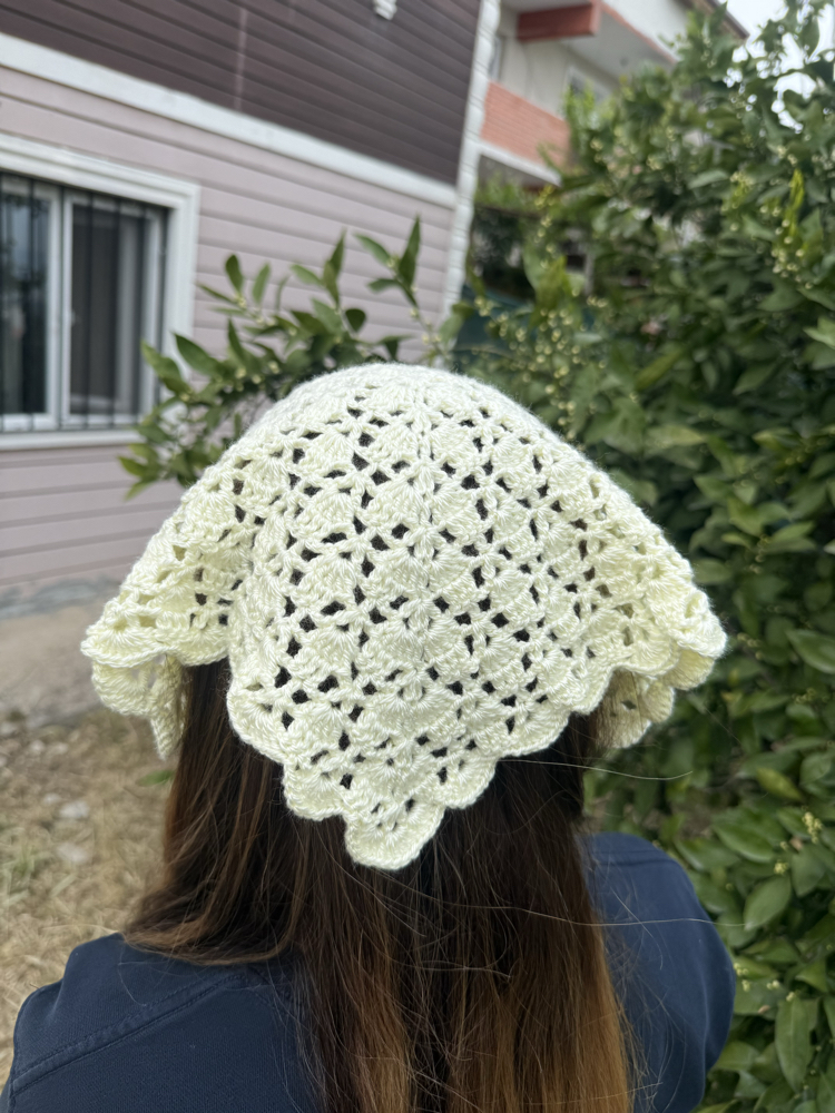 Krem Saç Bandana