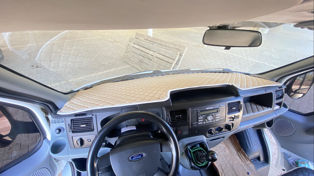 FORD TRANSİT 2007/2012 model arası BEJ, BEJ Püskülsüz Torpido ÖRTÜSÜ