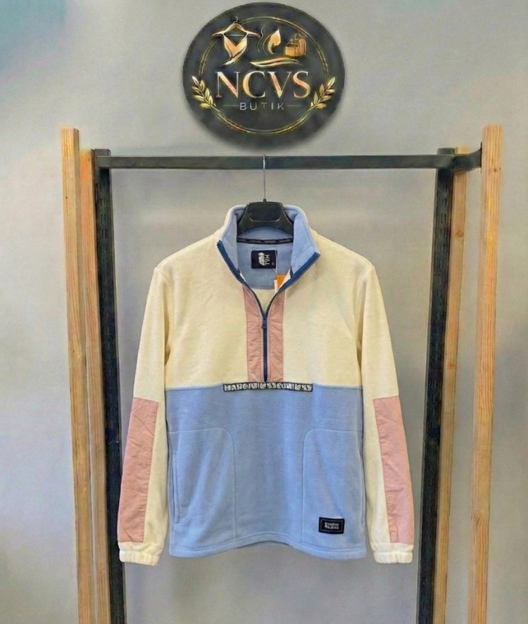 Harper & Lewis Unisex Çeyrek Fermuarlı Polar