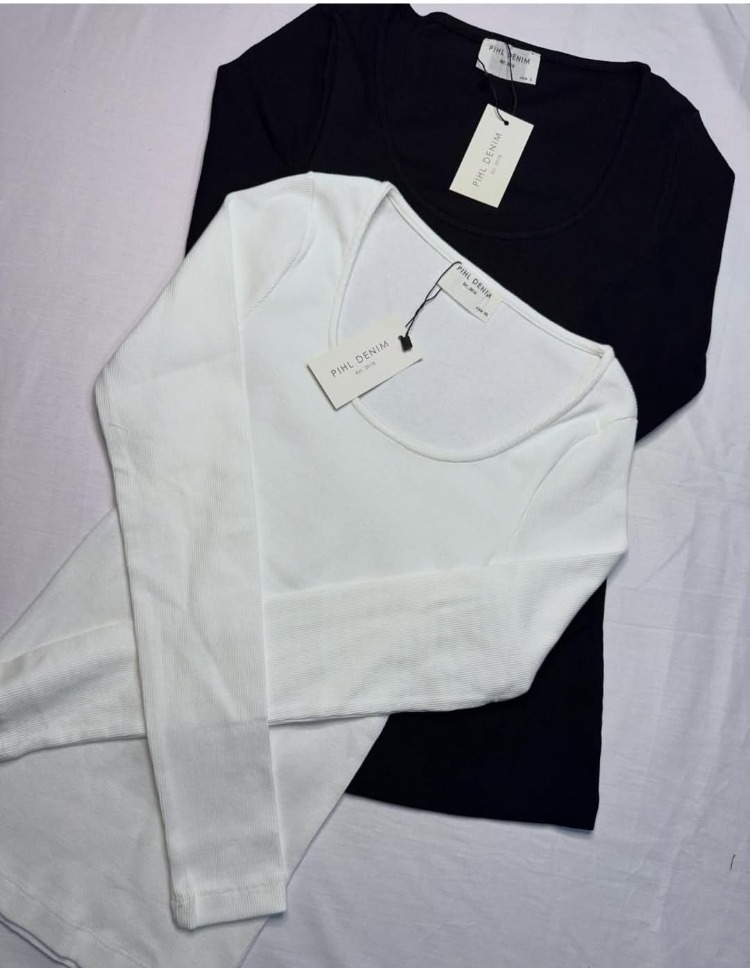 Kadın Basic Uzun Kollu T-Shirt