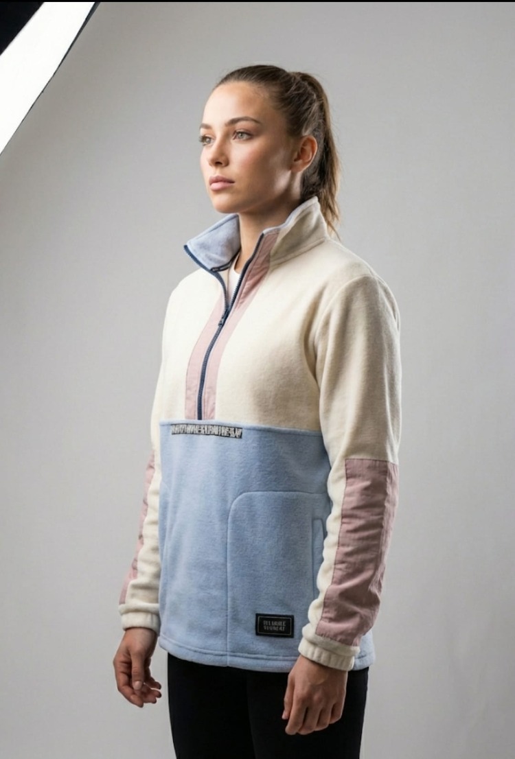 Harper & Lewis Unisex Çeyrek Fermuarlı Polar