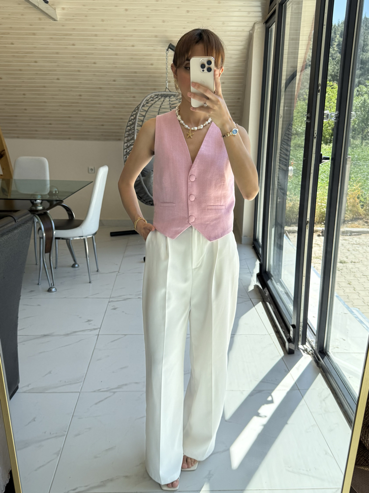 Beyaz Zara Palazzo