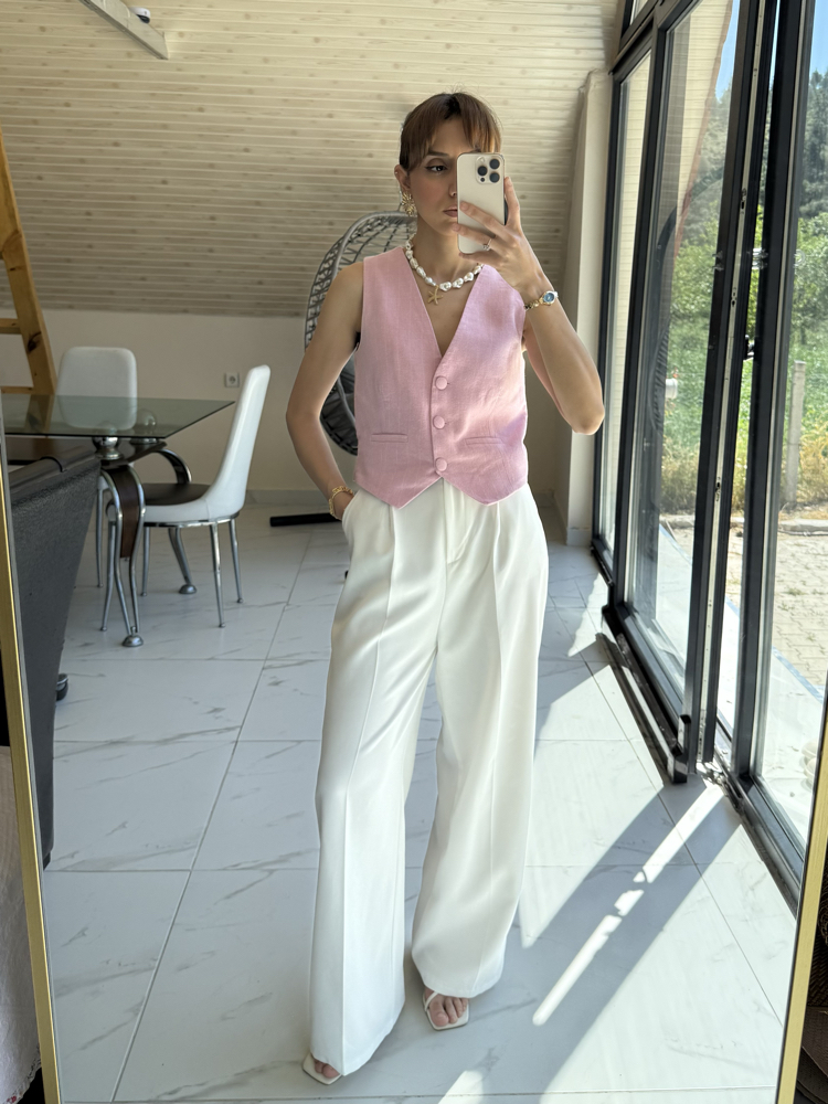 Beyaz Zara Palazzo